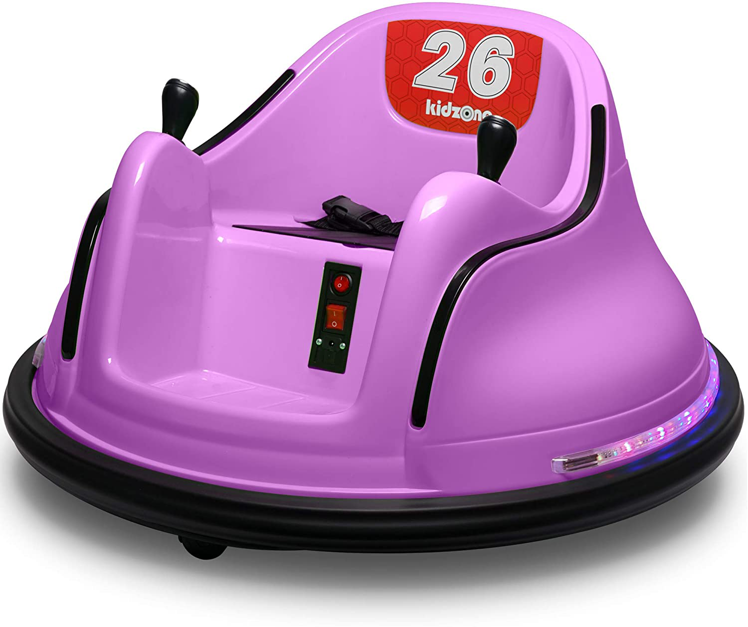 Kidzone DIY Electric Bumper Car for Kids Ages 3-8 with Remote Control - 6V Ride On Toy #00-99