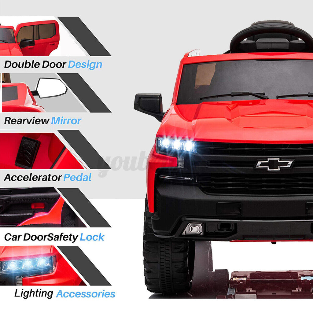 Kimbosmart 12V Kids Electric SUV Truck Ride On Car with 3 Speeds - Perfect Gift for Little Drivers