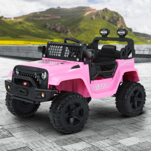 Kimbosmart 12V Kids Ride On Truck Car with Remote Control and 3 Speeds - Perfect Gift for Little Drivers