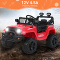 Kimbosmart 12V Kids Ride-On Truck with MP3 and Remote Control
