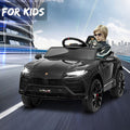Kimbosmart 12V Licensed Lamborghini Ride On Car with 2 Speeds and Parental Control