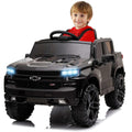 Kimbosmart Chevrolet Silverado 12V Ride On Car with Remote Control for Kids