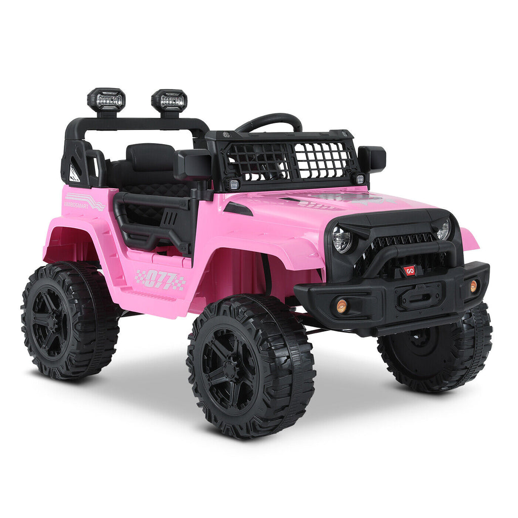 Kimbosmart Kids 12V Ride On Truck with Remote Control - Battery Powered Car for Endless Fun!