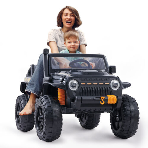 KLOKICK 12V Ride On Truck with MP3 Player and Remote Control for Parent-Child Fun