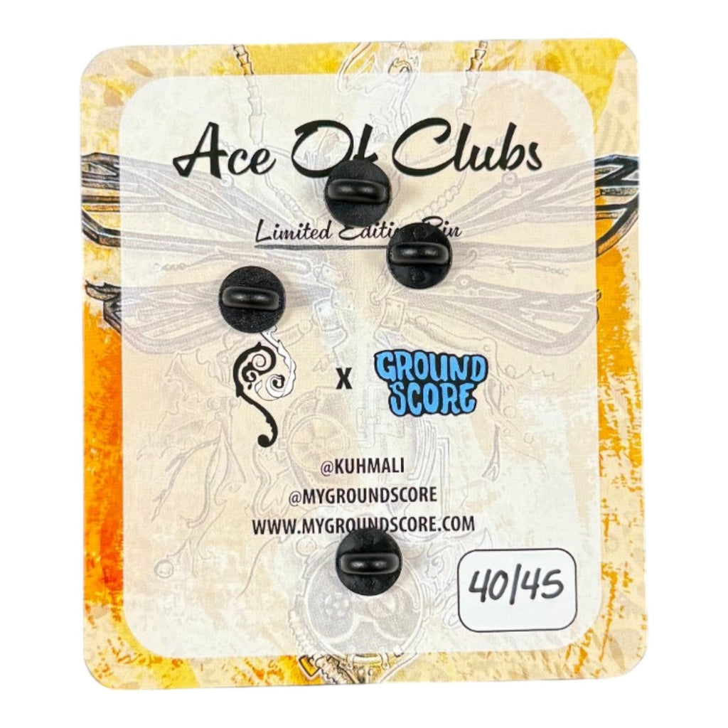 Kuhmali x Ground Score "Ace of Clubs (Pharoah)" Pin