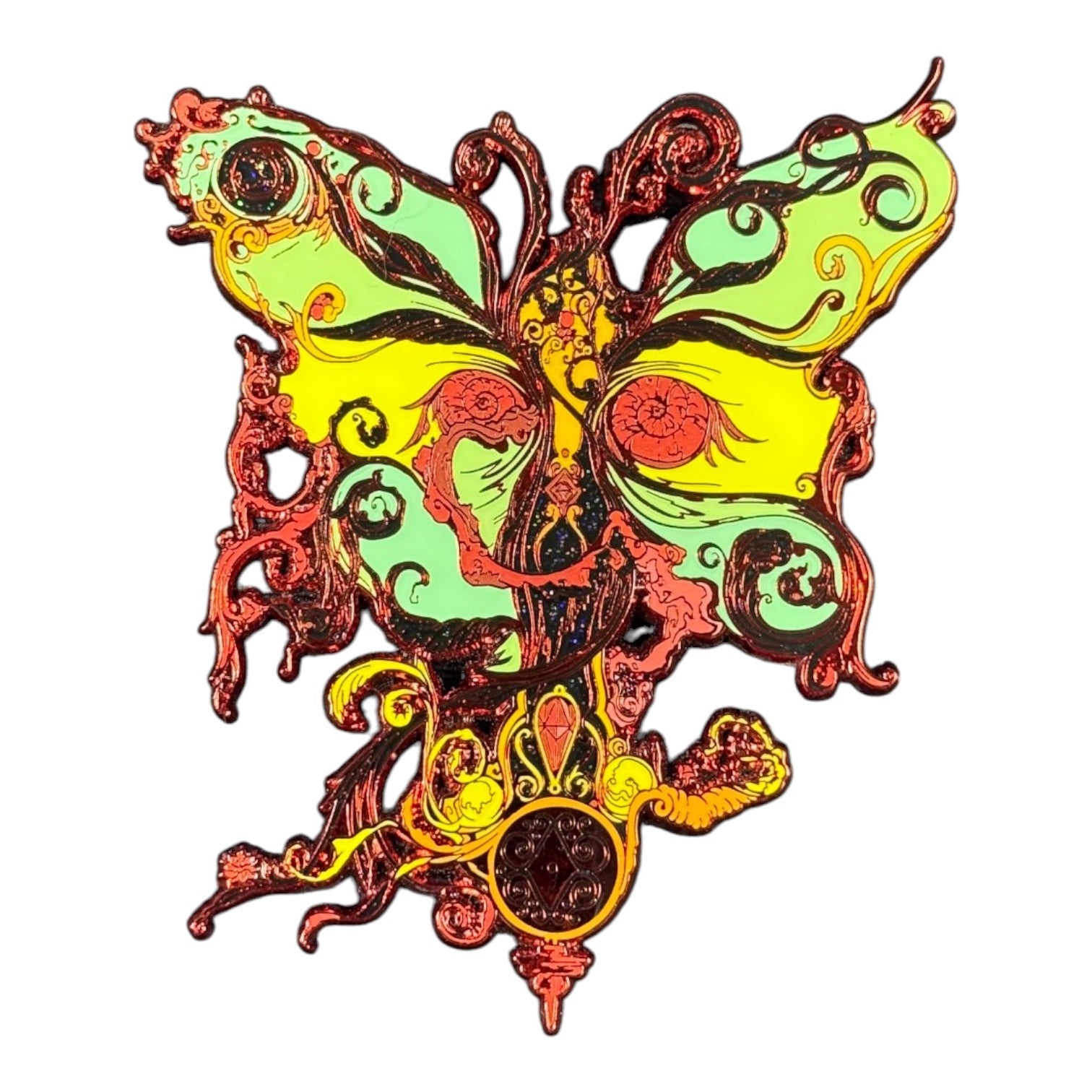 Kuhmali x Ground Score "Ace of Diamonds (Painter Jezebel)" Pin