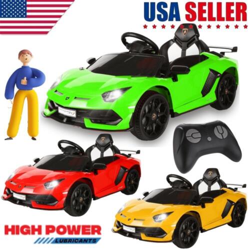 Lamborghini Licensed Electric Ride On Car with Remote Control - Sports Toy for Kids