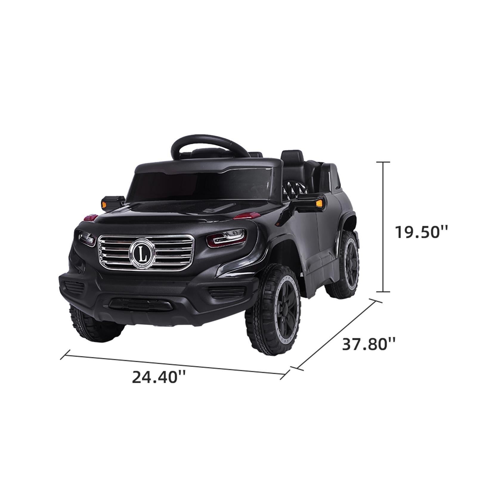 Leadzm Electric Ride-On Car for Kids with Remote Control and 3 Adjustable Speeds