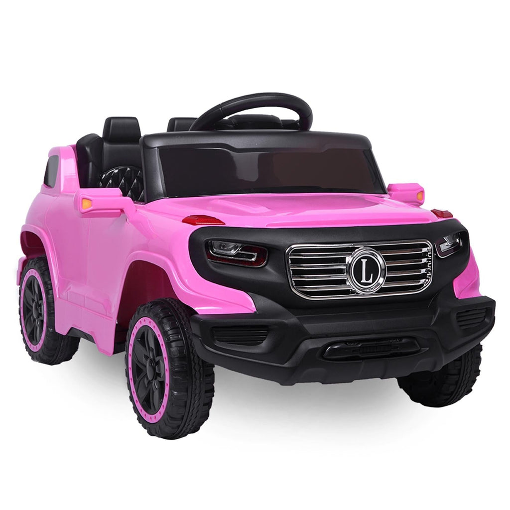 Leadzm Electric Ride-On Car for Kids with Remote Control and 3 Adjustable Speeds
