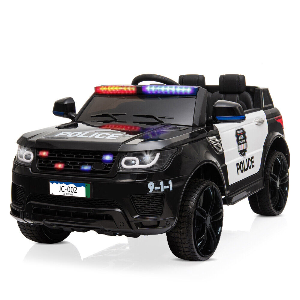 LEADZM JC002 Electric Police Ride-On Car for Kids with 2.4G Remote Control