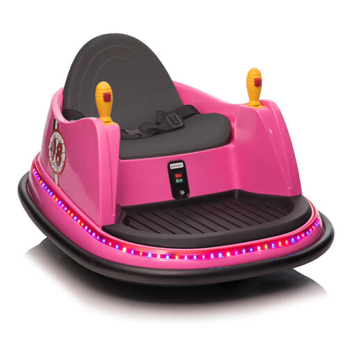 LEADZM Pink Bumper Car - 6V 7A.h Battery Powered