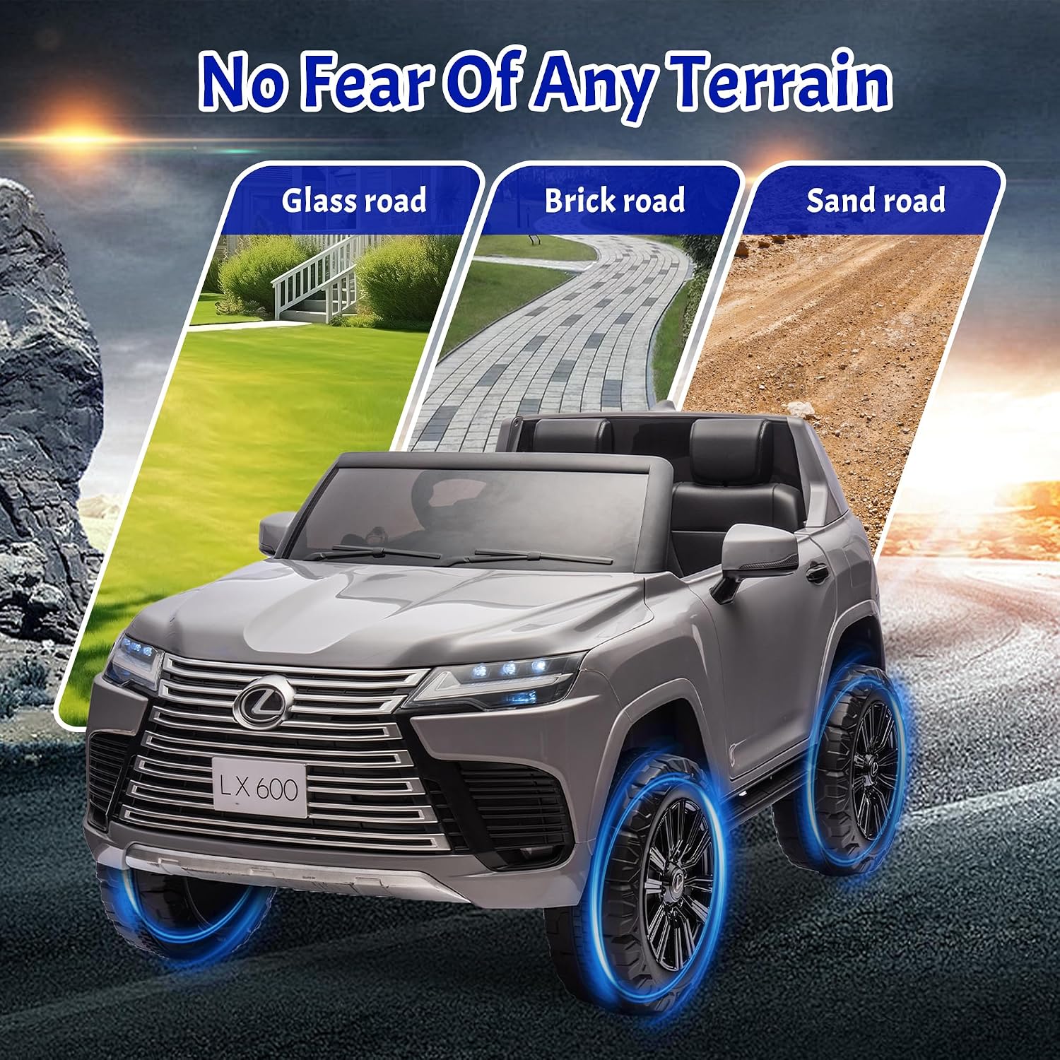 Lexus 2 Seater Ride On Car For Children W/Magic Cars® Parental Control
