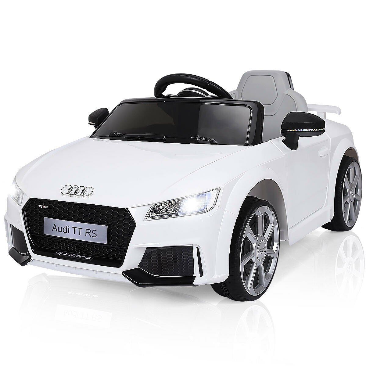 Licensed 12V Audi TT RS Electric Ride-On Car with Remote Control and MP3 Player for Kids