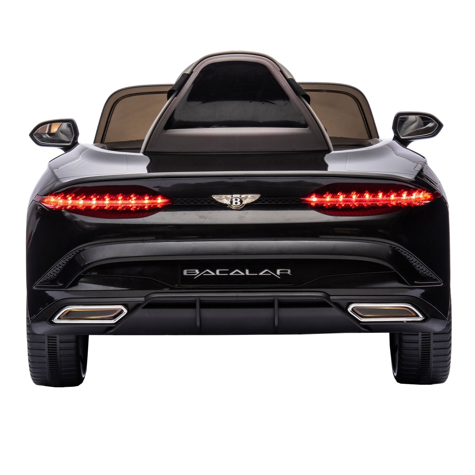 Licensed 2.4G Electric 12V 7A Kids Ride On Car with 3 Speeds - Bentley Black