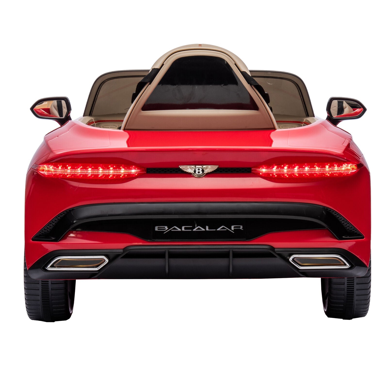Licensed 2.4G Kids Ride On Car with 3 Speeds - Electric 12V Bentley Red