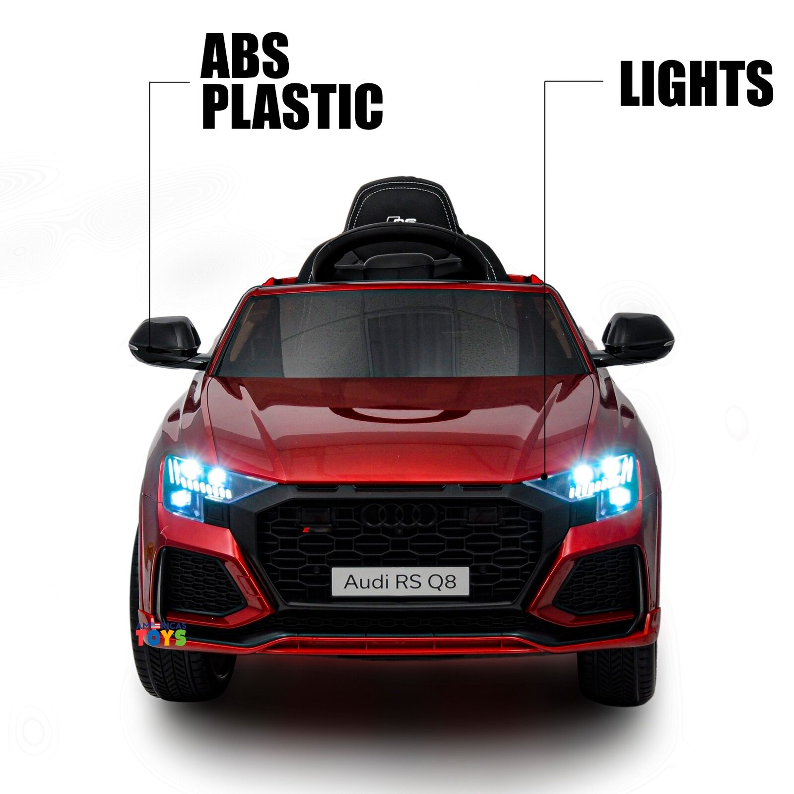 Licensed Audi 12V Electric Ride-On Car for Kids with Remote Control and MP3 Player - Available in Multiple Colors