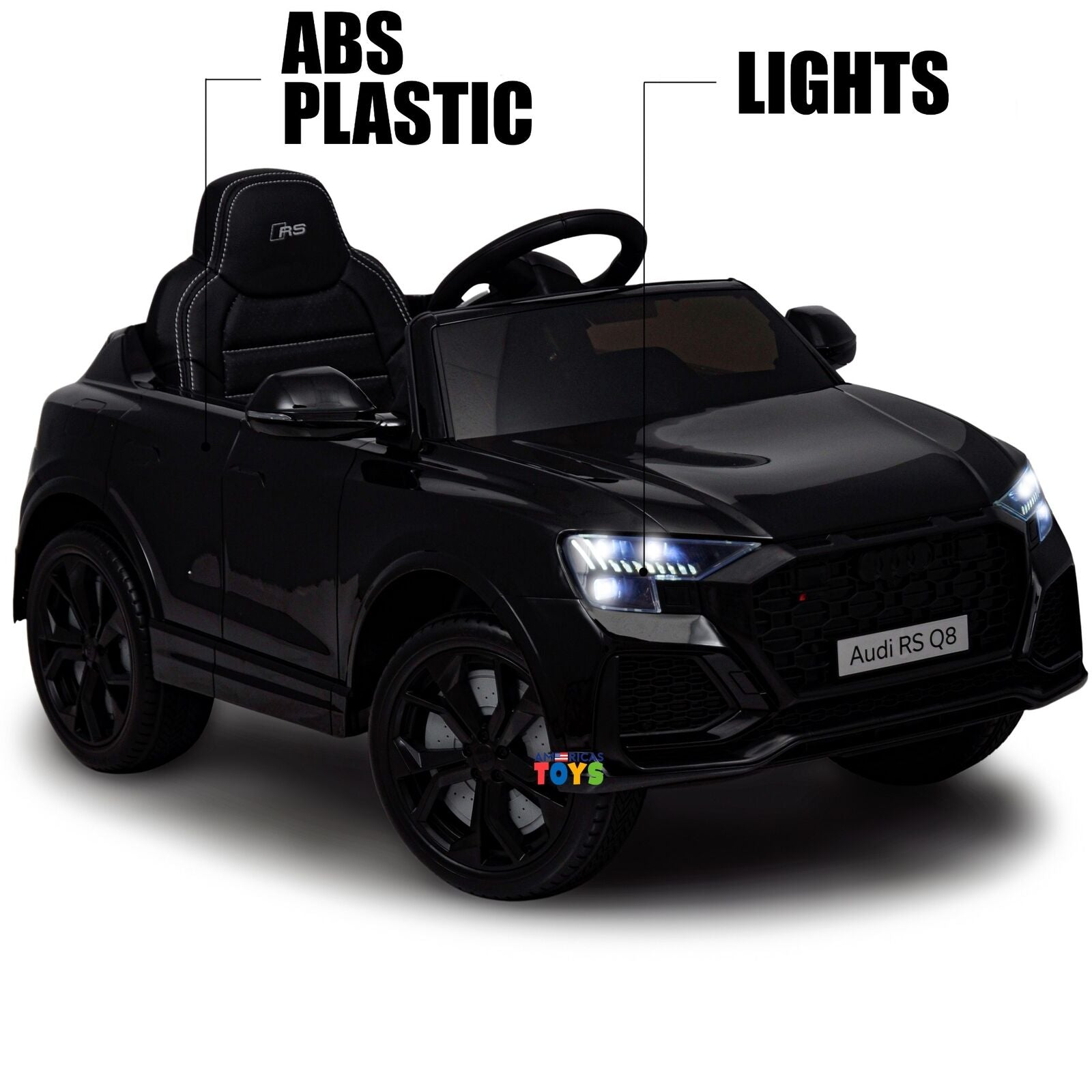 Licensed Audi 12V Electric Ride-On Car for Kids with Remote Control and MP3 Player - Available in Multiple Colors