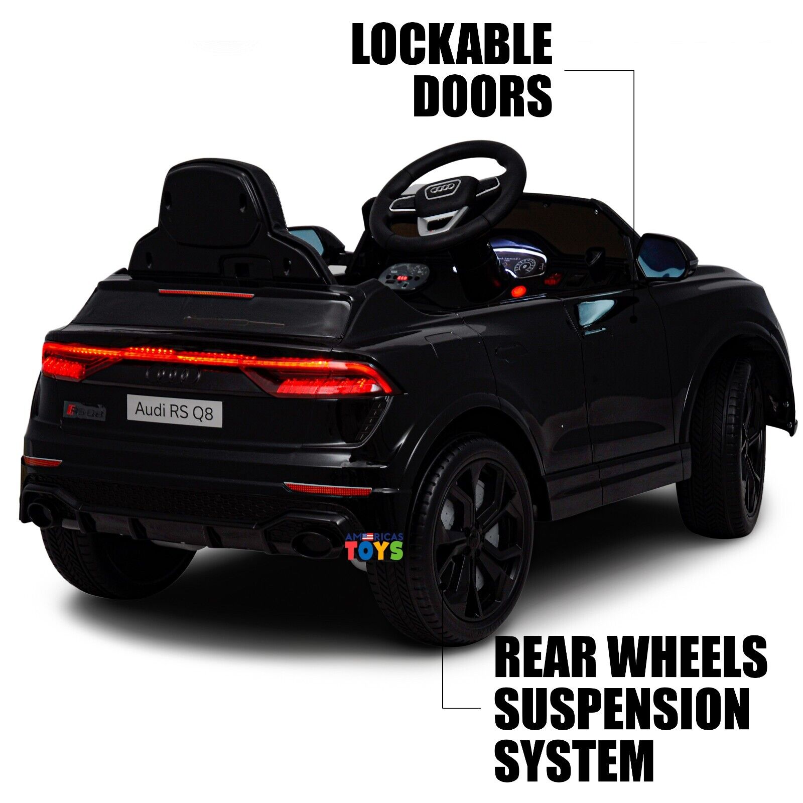 Licensed Audi 12V Electric Ride-On Car for Kids with Remote Control and MP3 Player - Available in Multiple Colors