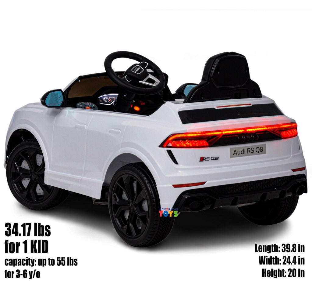 Licensed Audi 12V Electric Ride-On Car for Kids with Remote Control and MP3 Player - Available in Multiple Colors