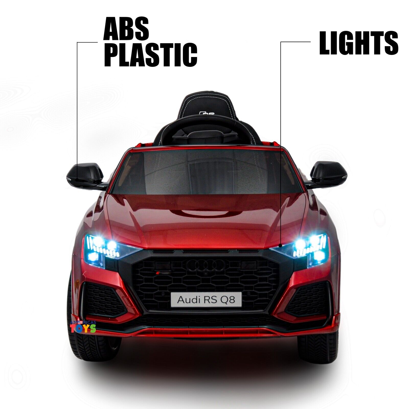 Licensed Audi 12V Electric Ride-On Car for Kids with Remote Control and MP3 Player - Available in Multiple Colors