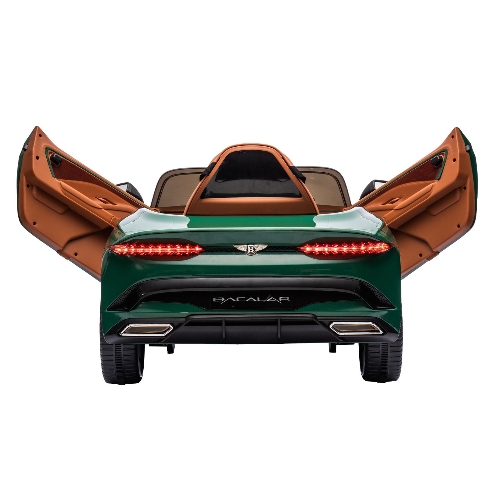 Licensed Bentley 2.4G Kids Ride On Car with Remote Control, 3 Speeds, and 12V Battery - Green