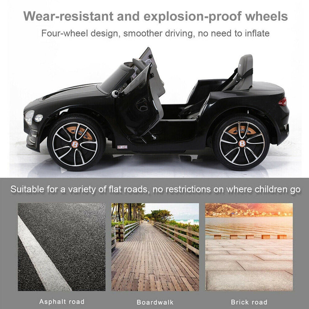 Electric Bentley Style Ride-On Car for Kids with Remote Control and MP3 Player