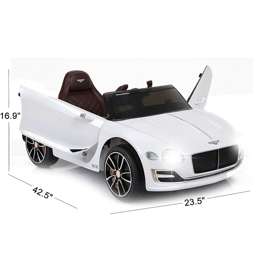 12V Licensed Bentley Electric Kids Ride On Car with Remote Control and LED Lights