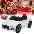 Licensed Bentley Style 12V Electric Ride On Car for Kids with LED Remote Control
