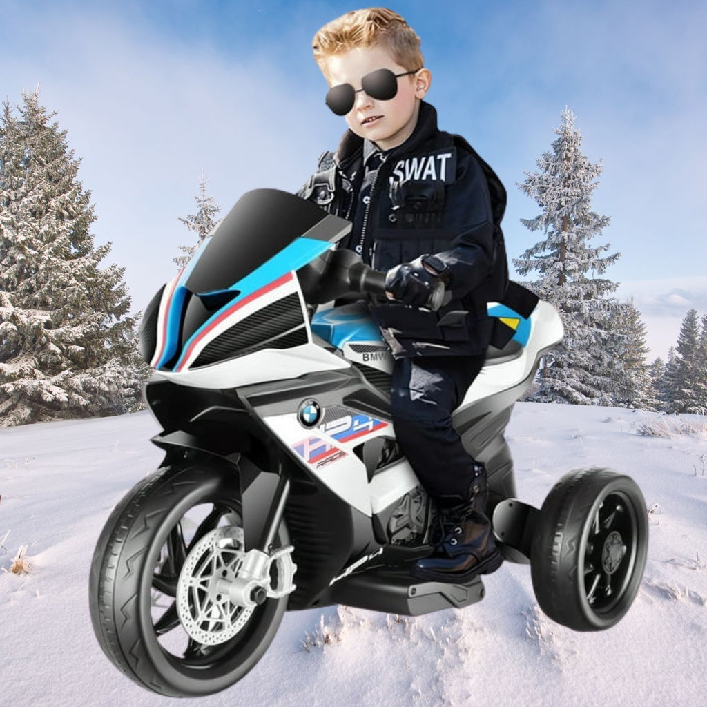 Licensed BMW 12V Battery Powered Electric Ride-On Motorcycle for Kids