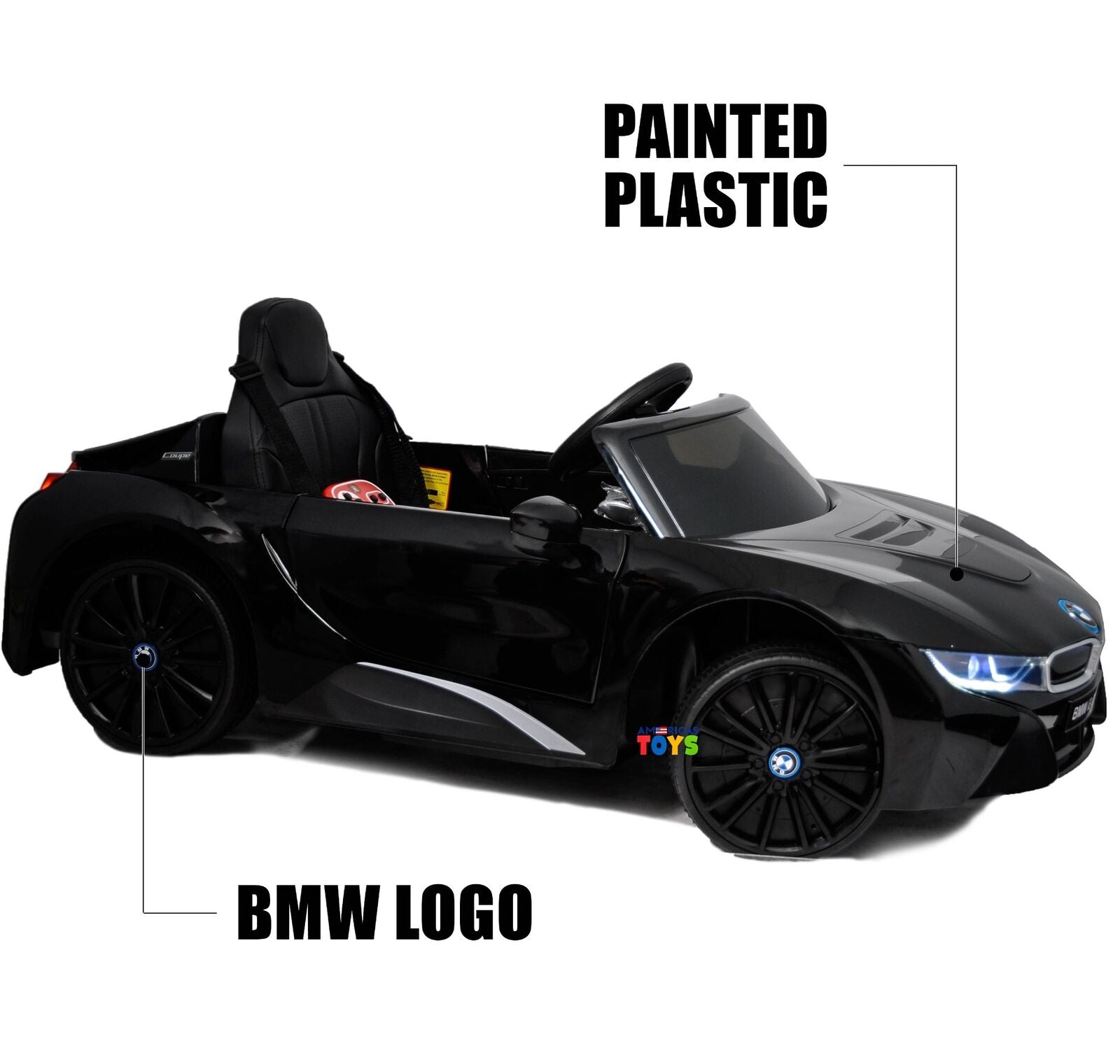Licensed BMW 12V RC Ride-On Coupe for Kids with MP3 Player - Available in Multiple Colors