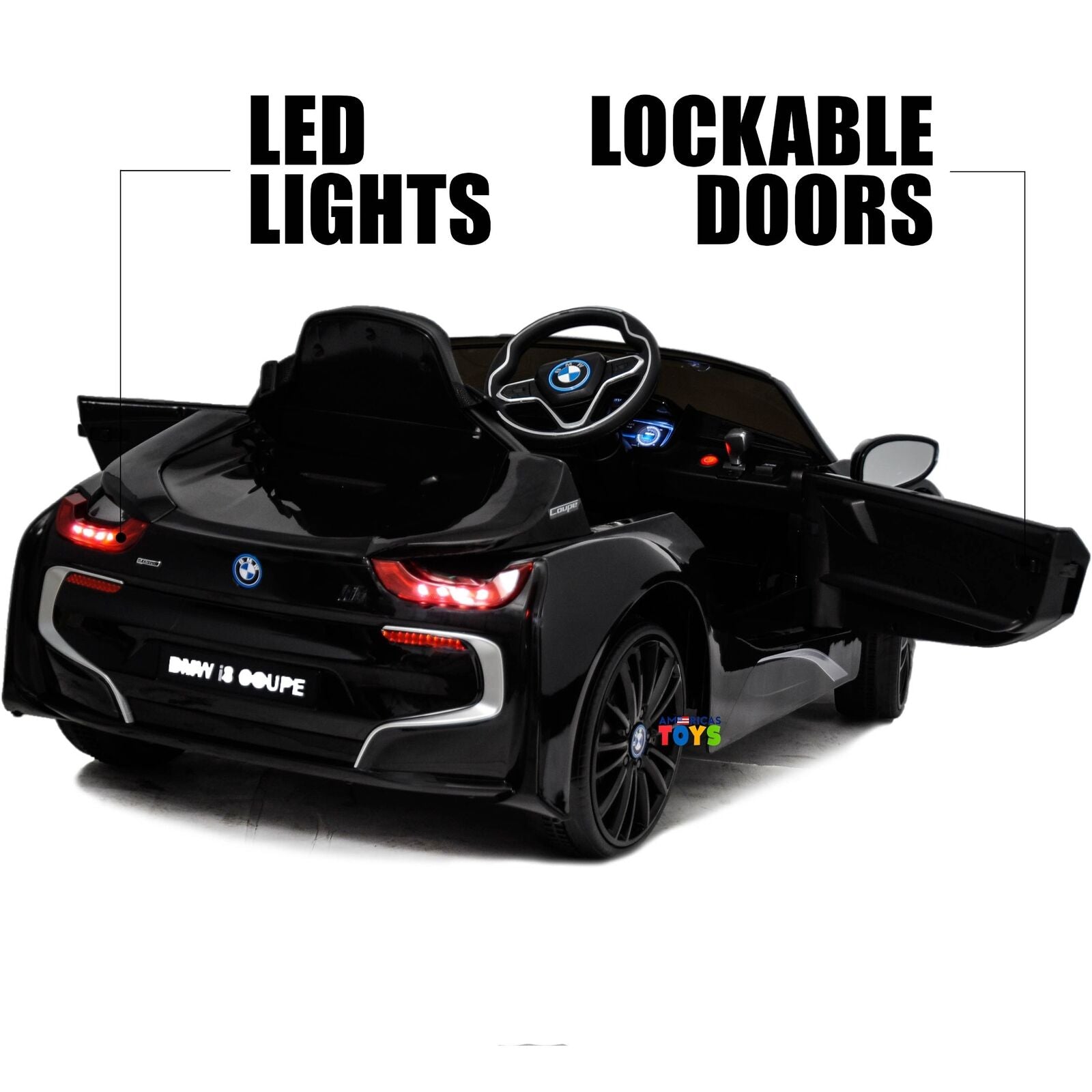 Licensed BMW 12V RC Ride-On Coupe for Kids with MP3 Player - Available in Multiple Colors