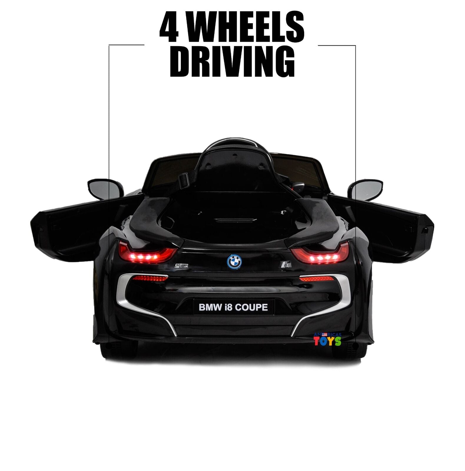 Licensed BMW 12V RC Ride-On Coupe for Kids with MP3 Player - Available in Multiple Colors
