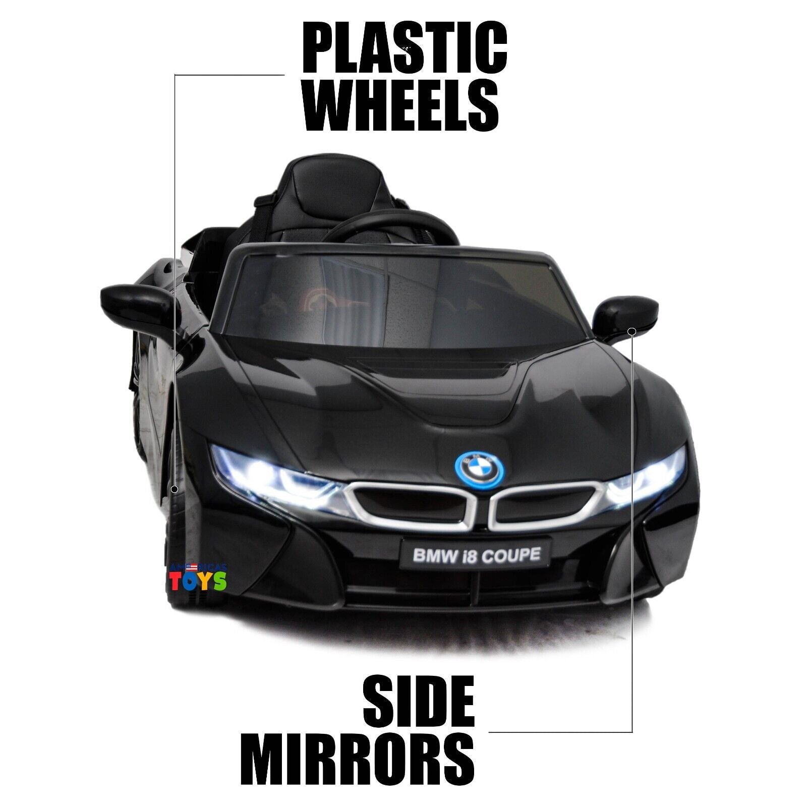 Licensed BMW 12V RC Ride-On Coupe for Kids with MP3 Player - Available in Multiple Colors