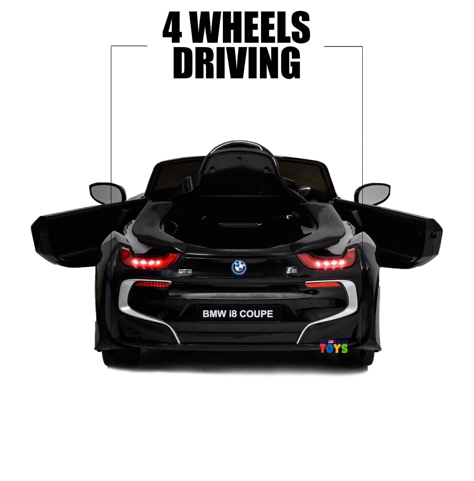 Licensed BMW 12V RC Ride-On Coupe for Kids with MP3 Player - Available in Multiple Colors