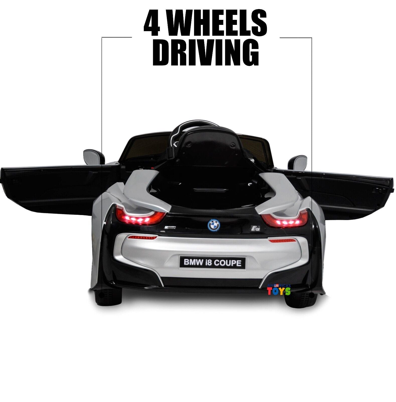Licensed BMW 12V RC Ride-On Coupe for Kids with MP3 Player - Available in Multiple Colors