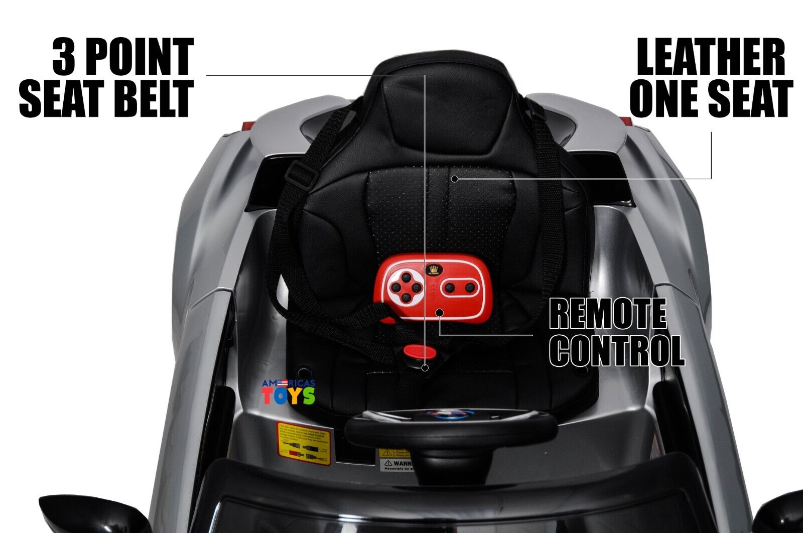 Licensed BMW 12V RC Ride-On Coupe for Kids with MP3 Player - Available in Multiple Colors