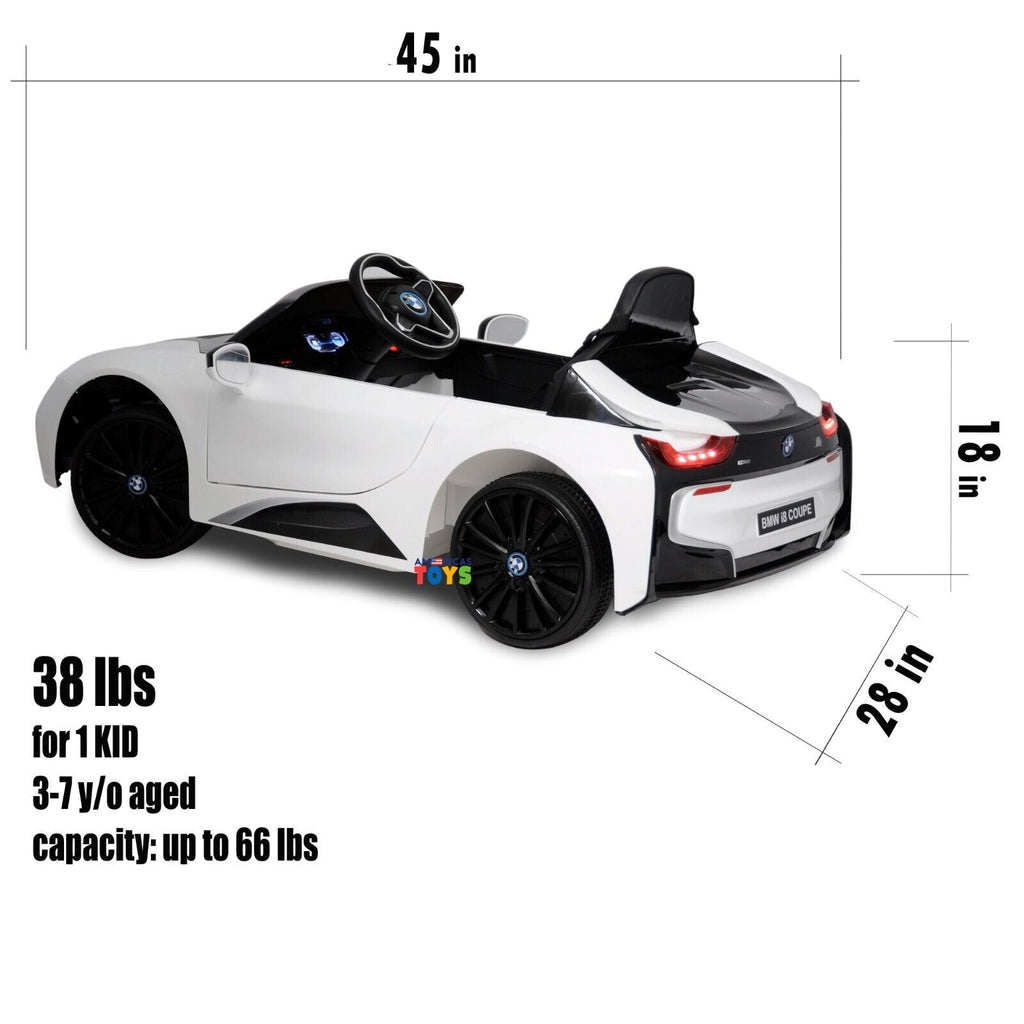 Licensed BMW 12V RC Ride-On Coupe for Kids with MP3 Player - Available in Multiple Colors