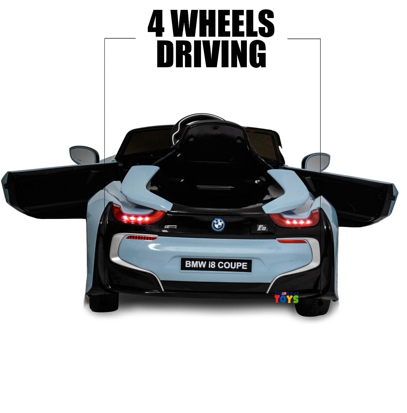 Licensed BMW 12V RC Ride-On Coupe for Kids with MP3 Player - Available in Multiple Colors