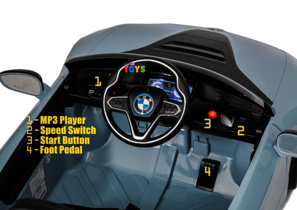 Licensed BMW 12V RC Ride-On Coupe for Kids with MP3 Player - Available in Multiple Colors