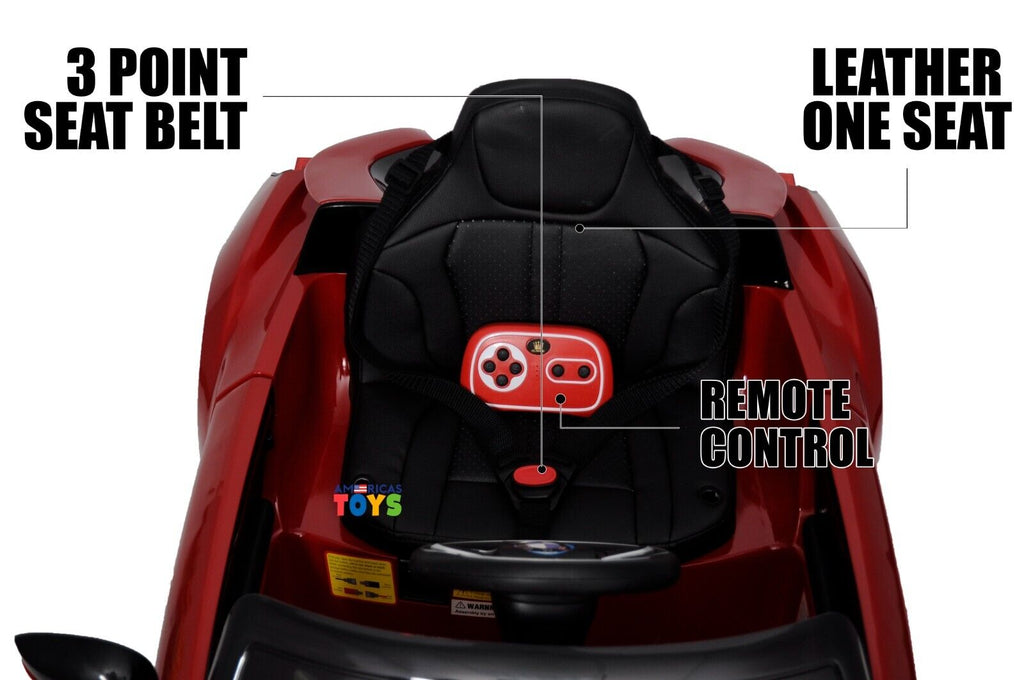 Licensed BMW 12V RC Ride-On Coupe for Kids with MP3 Player - Available in Multiple Colors