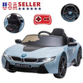 Licensed BMW I8 Electric Ride-On Car for Kids with Remote Control - Blue