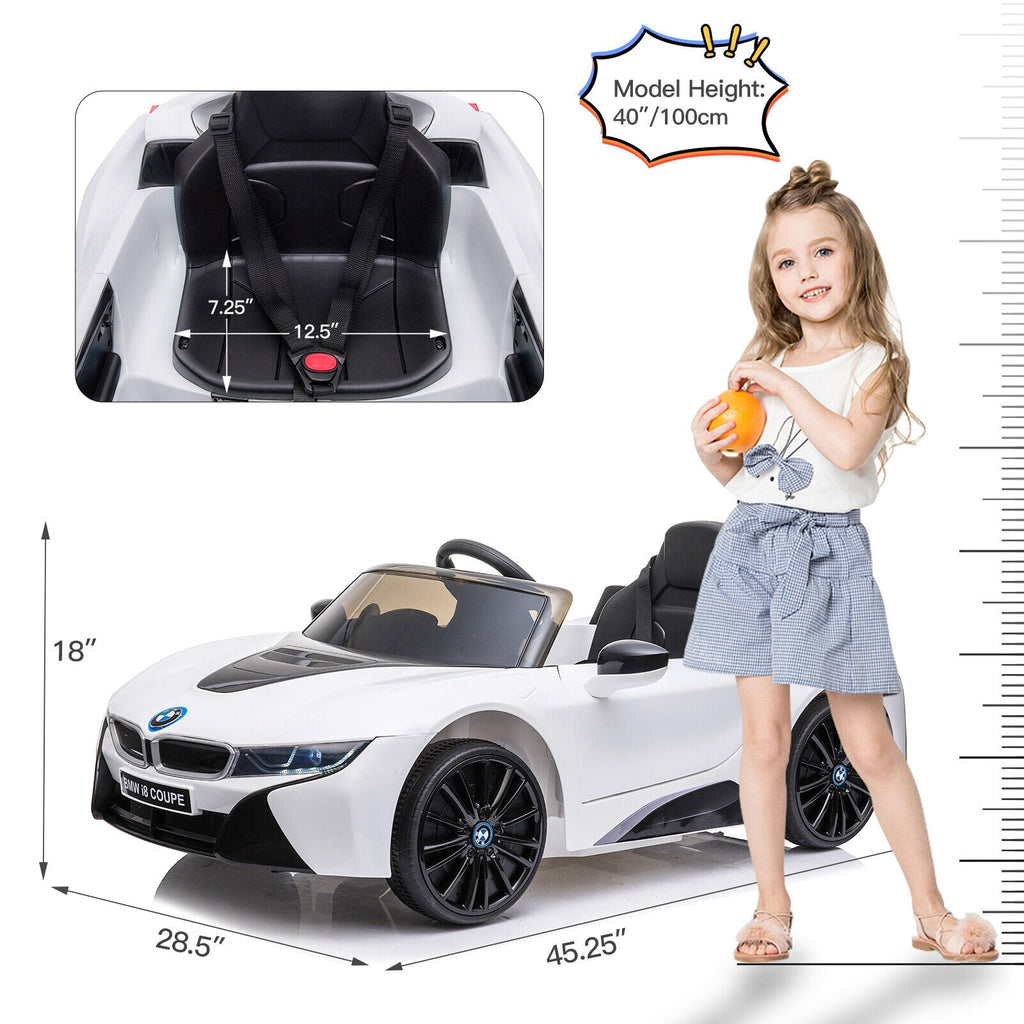 Licensed BMW I8 Electric Ride-On Car for Kids with Remote Control - Brand New!