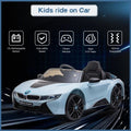 Licensed BMW I8 Style Electric Ride-On Car for Kids with LED Lights, Music, and Remote Control