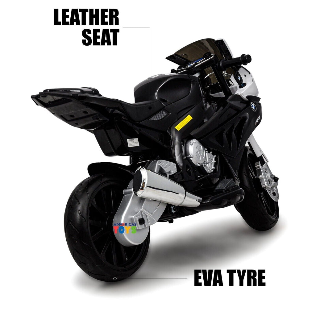Licensed BMW Kids Motorcycle with MP3 Player and EVA Wheels - Available in Multiple Colors