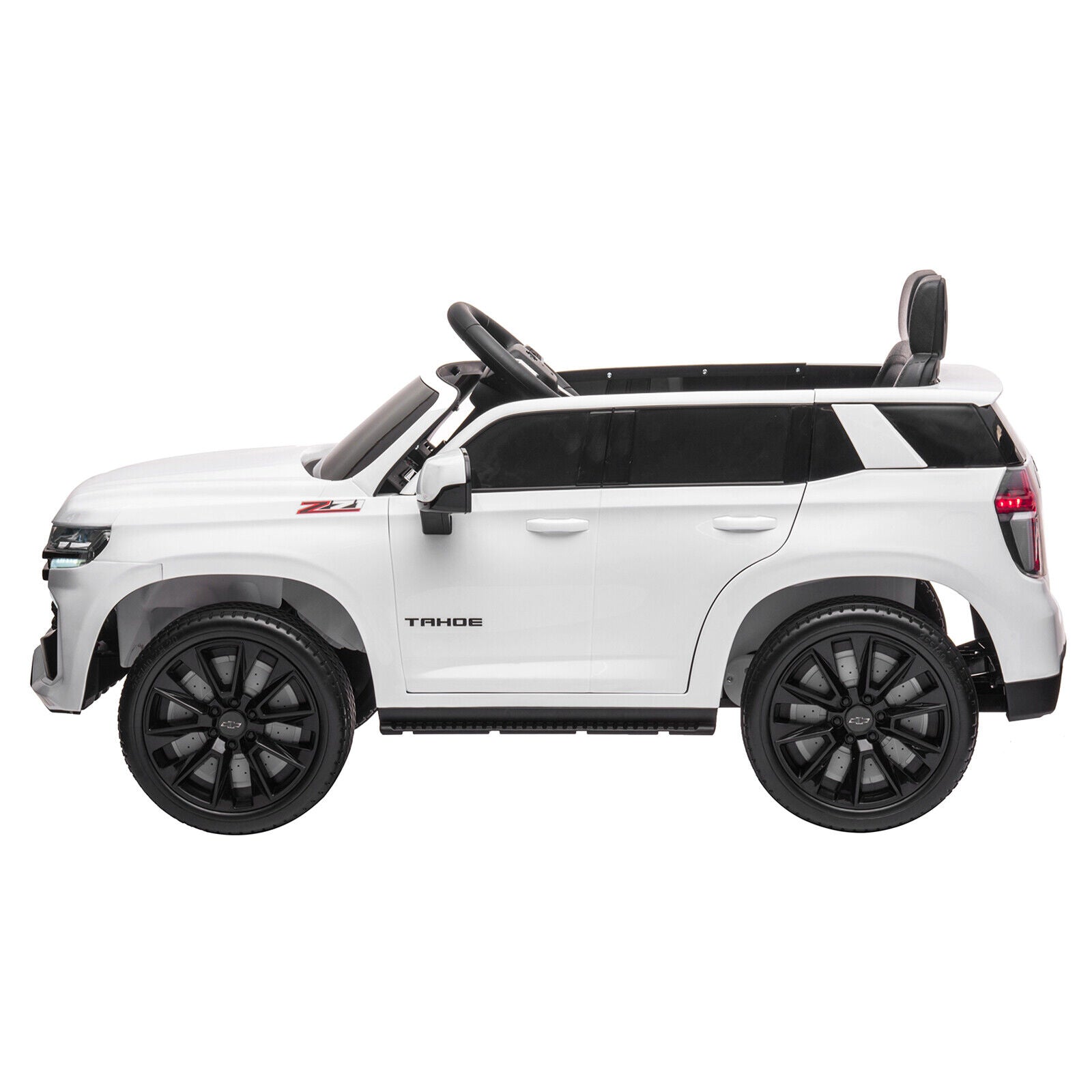 Licensed Chevrolet Silverado GMC 12V Ride-On Car Truck for Kids - White