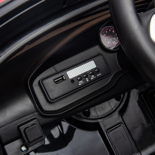 Licensed Dodge Charger Police Sports Car for Kids with LED Lights, USB and MP3 Capabilities - 12V