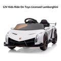 Licensed Lamborghini Electric Ride-On Car for Kids with Remote Control - 12V