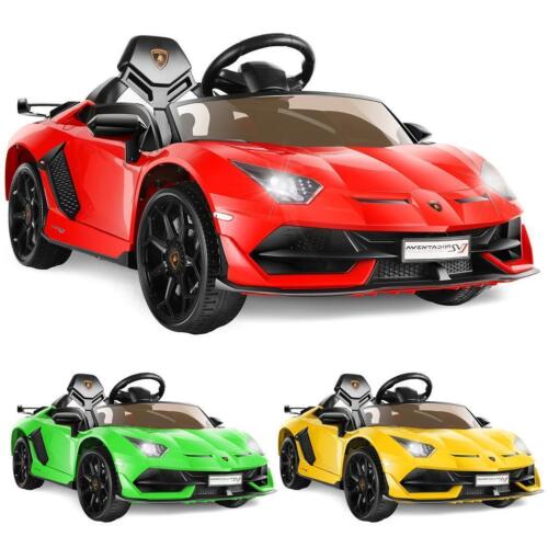 Licensed Lamborghini Electric Ride-On Car for Kids with Remote Control, MP3 and USB