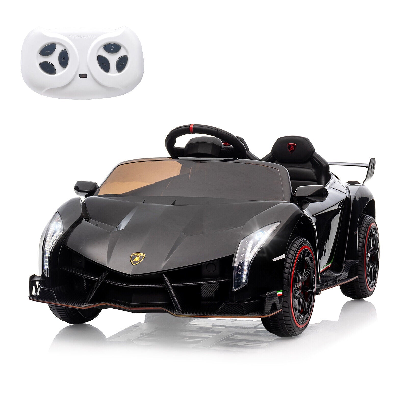 Licensed Lamborghini Electric Ride-On Car for Kids with Remote Control and 4 Wheels