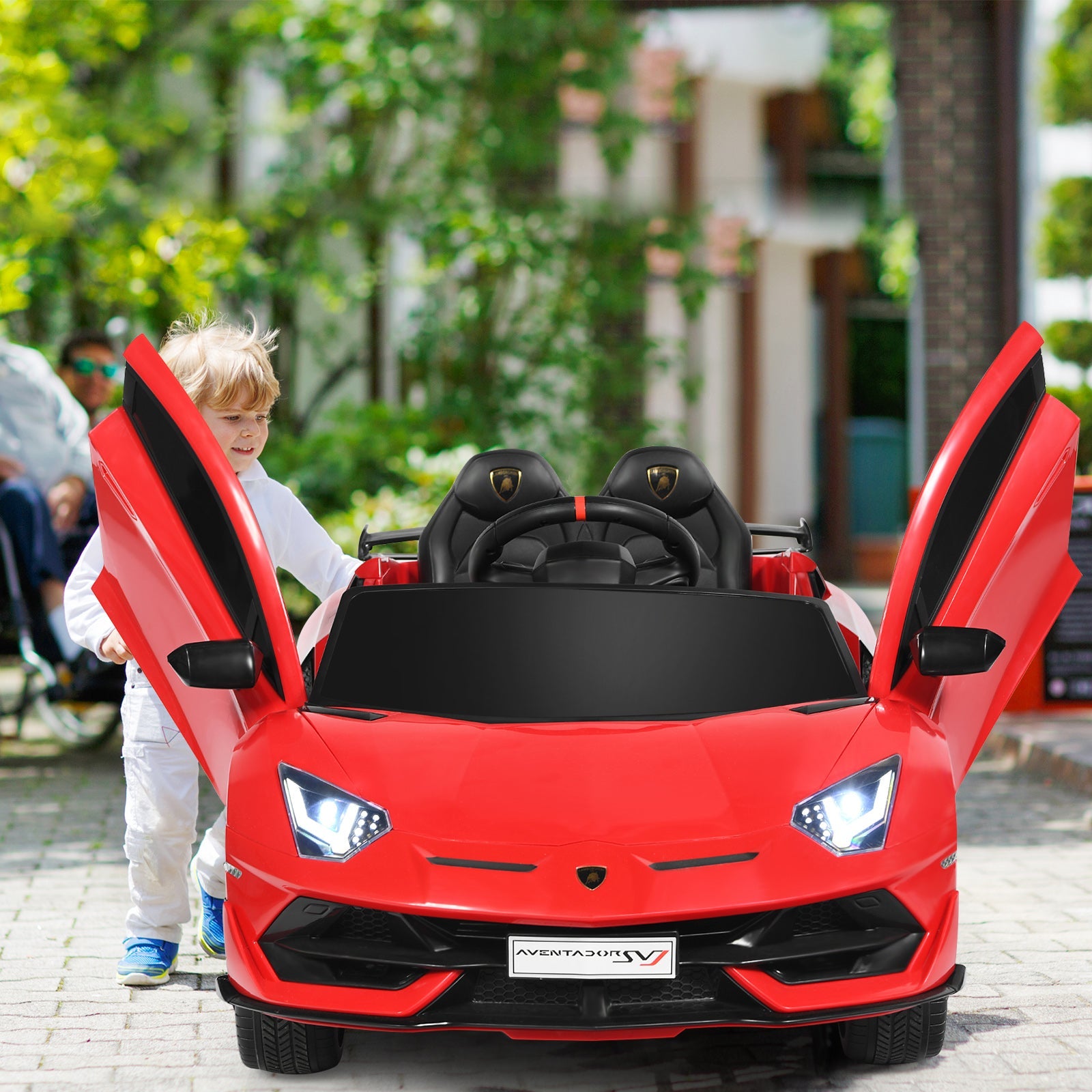 Licensed Lamborghini Kids Electric Ride On Car with LED Lights - The Ultimate Toy for Young Car Enthusiasts